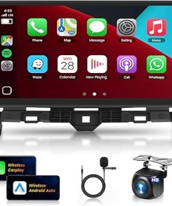 Dash Camera-METEESER-4+64G for Honda Accord 8th 2008-2013 Wireless CarPlay Car Stereo Receiver-10.1″ Android Auto IPS 1280*720 Touchscreen