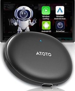 Dash Camera–AD5 Wireless CarPlay/Android Auto AI Box- Plug & Play