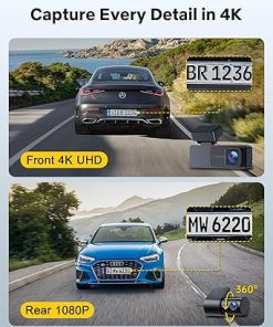 Dash Camera-GKU-GKU Dash Cam Front and Rear- Touch Screen 3.18 Inch 2