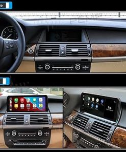 Dash Camera-PEMP-PEMP Linux Vertical Screen E70 E71 Wired and Wireless CarPlay Retrofit Android Auto- 1920 x 720 Display Mirror Link Car Radio Bluetooth Video Player Screen for BMW X5 X6 CIC(2010-2012) 2