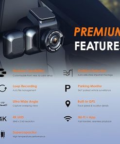 Dash Camera-RexingUSA-4K 3-Channel Dash Cam with Wi-Fi- GPS 2