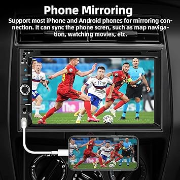 Dash Camera-Inexaccessories-Double Din Car Stereo with CD/DVD Player- 7-Inch Touch Screen 3 Dash Camera-Inexaccessories-Double Din Car Stereo with CD/DVD Player- 7-Inch Touch Screen - Image 3