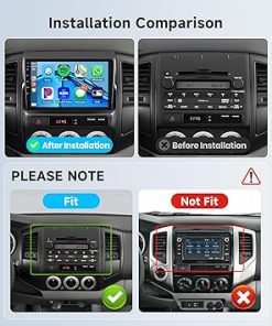 Dash Camera-Rimoody-Car Radio for Toyota Tacoma 2005-2015- Rimoody Car Stereo with Android Wireless Carplay Android Auto 9 Inch Touchscreen GPS Navigation Bluetooth FM HiFi WiFi Mirror Link + AHD Backup Camera 2