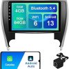 Dash Camera-ASURE-ASURE Wireless Carplay Android Auto Receiver for Toyota Rav4 XA40 2013-2018-13.1 inch 8Core 4GB+64GB Android Car Stereo Radio 4