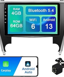 Dash Camera-AUMUME-4+64G Android 13 Double Din Car Stereo for Toyota Camry 2015-2017 with 10.1 Inch Touchscreen- Wireless Carplay/Android Auto Dash Camera-AUMUME-4+64G Android 13 Double Din Car Stereo for Toyota Camry 2015-2017 with 10.1 Inch Touchscreen- Wireless Carplay/Android Auto