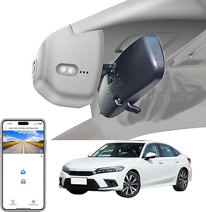 Dash Camera-mangoal-4K Dash Cam Custom fit for 11th Honda Civic 2022 2023 2024 2025(Gray)- Si Type R Hatchback XL Sport SE EX_L Touring 1.5 2.0T Dash Camera-mangoal-4K Dash Cam Custom fit for 11th Honda Civic 2022 2023 2024 2025(Gray)- Si Type R Hatchback XL Sport SE EX_L Touring 1.5 2.0T