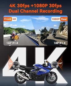 Dash Camera-VANTRUE-Vantrue F1 Motorcycle 4K Front and Rear Dash Cam- 4K + 1080P Motorcycle Camera 2