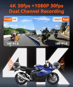 Dash Camera-VANTRUE-Vantrue F1 Motorcycle 4K Front and Rear Dash Cam- 4K + 1080P Motorcycle Camera 2