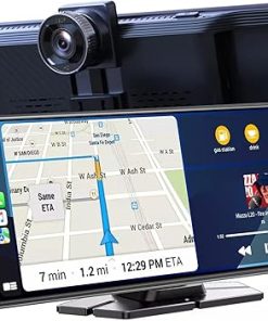 Dash Camera-VERY VAN-Wireless Carplay Screen for Car with 4K Dash Cam-10.26 Inch Touch Screen Portable Wireless Apple Carplay & Android Auto Car Stereo