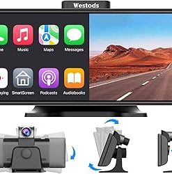 Dash Camera-Westods-Upgraded 10.26″ Wireless Carplay Screen & Android Auto with 2.5K Dash Cam- 1080P Backup Camera Dash Camera-Westods-Upgraded 10.26″ Wireless Carplay Screen & Android Auto with 2.5K Dash Cam- 1080P Backup Camera