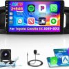 Dash Camera-Inefala-Hi-Fi 2+64G Android 13 Car Stereo Radio for Toyota Corolla EX 2005-2012- 9” HD Touch Screen with Wireless CarPlay Android Auto