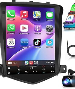 Dash Camera-podofo-Podofo 2G 64G Radio for Chevy Cruze J300 2009-2014 Car Stereo with Wireless Carplay Android Auto 9.7inch Vertical IPS Touch Screen Bluetooth GPS WiFi FM/RDS Backup Camera Mic SWC Mirror Link