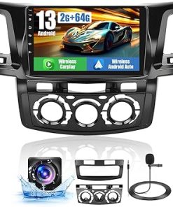 Dash Camera-Inefala-2+64G Stereo for Toyota Fortuner Hilux 2005 2006 2007 2008 2009 2010 2011 2012 2013 2014 CarPlay Car Stereo Android 13 9 Inch Touchscreen Android Auto Backup Camera GPS FM RDS EQ 28UI Dash Camera-Inefala-2+64G Stereo for Toyota Fortuner Hilux 2005 2006 2007 2008 2009 2010 2011 2012 2013 2014 CarPlay Car Stereo Android 13 9 Inch Touchscreen Android Auto Backup Camera GPS FM RDS EQ 28UI