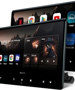 Dash Camera-Seventour-15.6 inch 4K Android.13 Car TV Headrest Monitor for Cars Back seat Rear Entertainment System- Support Phone Wireless Mirror Link Touch Screen