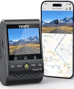 Dash Camera-VIOFO-VIOFO A129 Plus Dash Cam 2K 1440P 60FPS with GPS Wi-Fi- 140° Wide Angle