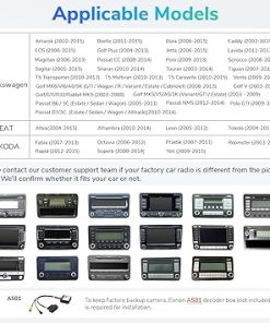 Dash Camera-EONON-Eonon Android 13 CarPlay Car Stereo Compatible with Volkswagen Golf Passat SEAT Skoda- 9” Android Auto Touchscreen Headunit 2