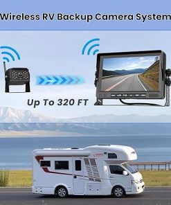 Dash Camera-Hikity-Hikity Wireless Backup Camera System- HD 1080P 7 Inch Reverse Camera Monitor for 4 Channels 2