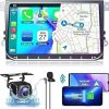 Dash Camera-Adapter-Universe-Car Radio for Volkswagen VW Passat Jetta Polo Golf MK5 MK6 Head Unit- 9″ IPS Screen