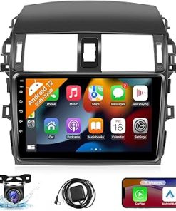 Dash Camera-Naifay-Naifay Android Car Stereo for Toyota Corolla 2009 2010 2011 2012 2013 with Wireless Carplay Android Auto- 2+32G 9 inch Touch Screen for Corolla Radio Bluetooth Car Audio Receivers GPS WiFi SWC