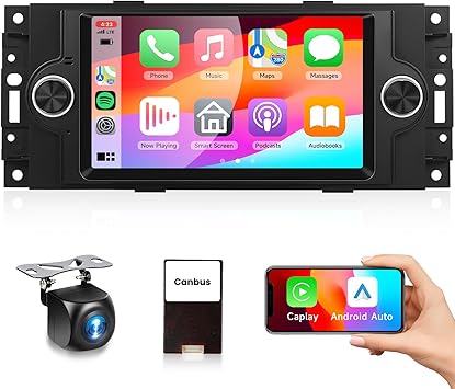 Dash Camera-podofo-2G 64G Android Car Radio for Jeep Wrangler Chrysler 300C Dodge RAM Stereo with 6.2inch 1080P IPS Touchscreen Build-in Wireless Carplay/Android Auto/Bluetooth/GPS/WiFi/FM/RDS/HiFi Audio/Backup Camera Dash Camera-podofo-2G 64G Android Car Radio for Jeep Wrangler Chrysler 300C Dodge RAM Stereo with 6.2inch 1080P IPS Touchscreen Build-in Wireless Carplay/Android Auto/Bluetooth/GPS/WiFi/FM/RDS/HiFi Audio/Backup Camera