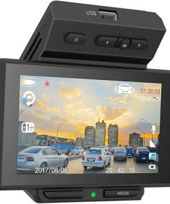 Dash Camera-Pyle-Car DVR Dashcam Backup Camera – Built-in Android 7” Display GPS Touchscreen Android- Navigation Front