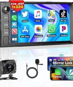 Dash Camera-podofo-Podofo Car Stereo for Jeep Wrangler JK Compass Chrysler Dodge Ram with Wireless Apple Carplay Android Auto-7″ Touchscreen Car Radio with Bluetooth GPS Navigation WiFi Mirror Link FM DSP+Backup Camera Dash Camera-podofo-Podofo Car Stereo for Jeep Wrangler JK Compass Chrysler Dodge Ram with Wireless Apple Carplay Android Auto-7″ Touchscreen Car Radio with Bluetooth GPS Navigation WiFi Mirror Link FM DSP+Backup Camera