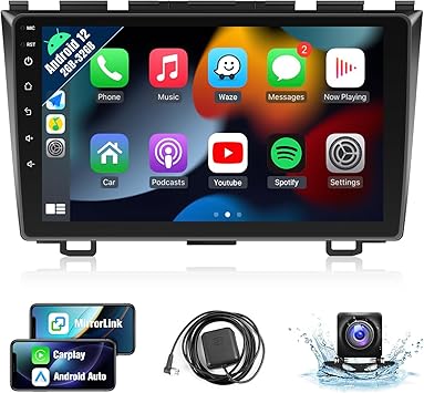 Dash Camera-Naifay-Naifay Android Car Stereo for Honda CRV 2007 2008 2009 2010 2011 Radio- 9inch Touch Screen for CRV Radio with Carplay Android Auto Bluetooth GPS WiFi FM SWC Mirrorlink Camera Dash Camera-Naifay-Naifay Android Car Stereo for Honda CRV 2007 2008 2009 2010 2011 Radio- 9inch Touch Screen for CRV Radio with Carplay Android Auto Bluetooth GPS WiFi FM SWC Mirrorlink Camera