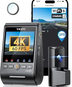 Dash Camera-VIOFO-VIOFO A329 4K 60FPS Dash Cam Front and Rear- 4K+2K Dual Dash Camera for Cars