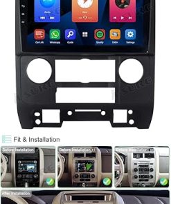 Dash Camera-ASURE-ASURE Car Sterero Radio Upgrade for Ford Escape 2008-2012-9inch 4Core 2G+32G Android System Car in-Dash Navigation GPS Unit with Carplay Android Auto 2