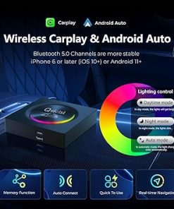Dash Camera-QSICISL-Car Streaming Box 5.0-Wireless CarPlay & Android Auto Adapter 2