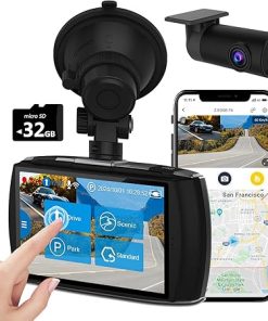 Dash Camera-Z Z-EDGE-Z-Edge T4 Dash Cam Front and Rear- 4K Dual Dash cam