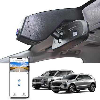 Dash Camera-mangoal-4K Dash Cam Custom fit for Cadillac XT5 2017-2025 XT6 2020-2025(Model A)- UHD 2160P Video Dash Camera-mangoal-4K Dash Cam Custom fit for Cadillac XT5 2017-2025 XT6 2020-2025(Model A)- UHD 2160P Video