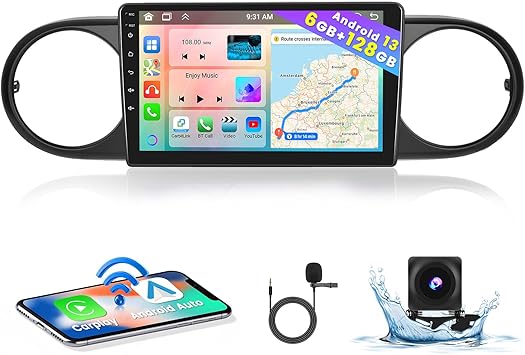 Dash Camera-Hikity-8 Core 6+128GB Android 13 Car Stereo for Toyota Scion xB 2007-2019 with Wireless Apple Carplay- 9 Inch IPS Touchscreen Car Radio 59UI GPS Navigation WiFi 32EQ DSP Backup Camrea Dash Camera-Hikity-8 Core 6+128GB Android 13 Car Stereo for Toyota Scion xB 2007-2019 with Wireless Apple Carplay- 9 Inch IPS Touchscreen Car Radio 59UI GPS Navigation WiFi 32EQ DSP Backup Camrea