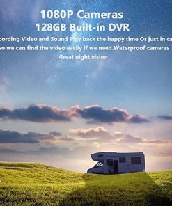 Dash Camera-RVeligacy-10.36-Inch 6 Split Touchable 128GB Large Audio Screen 1080P Backup Camera Monitor & Built-in DVR Video Recorder for RV Truck Trailer Rear Side Front Reversing View Wired System Image Waterproof DCD104 2