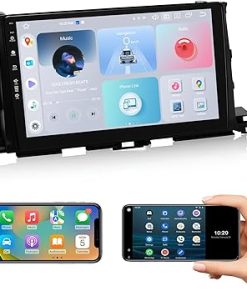 Dash Camera-Roadanvi-Roadanvi X12 10.2″ Car Radio Headunit for Toyota Highlander 2015-2019 Wireless Carplay Android Auto 1280×720 QLED Touch Screen Car Stereo WiFi 4G LTE GPS Navigation 4G+64G