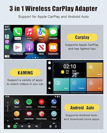 Dash Camera-KAMING-Wireless CarPlay Adapter Netflix- YouTube 3 Dash Camera-KAMING-Wireless CarPlay Adapter Netflix- YouTube - Image 3