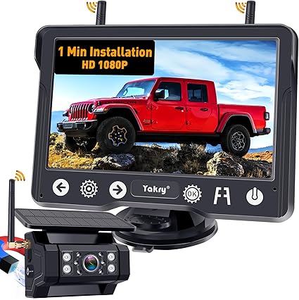 Dash Camera-Yakry-Wireless Backup Camera Magnetic for Truck: 1 Minute Easy Install HD 1080P Rear View Camera Solar – Portable Rechargeable 5 Inch Monitor System for Car Truck SUV RV Trailer Camper Y02 3 Dash Camera-Yakry-Wireless Backup Camera Magnetic for Truck: 1 Minute Easy Install HD 1080P Rear View Camera Solar - Portable Rechargeable 5 Inch Monitor System for Car Truck SUV RV Trailer Camper Y02 - Image 3