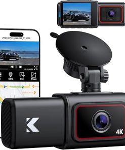 Dash Camera-Kingslim-Kingslim D6-4K Dual Dash Cam – WiFi & GPS 4K Front and 1080P Inside Type-C Uber Car Camera with Super Night Vision and 24-Hour Parking Monitor- 3 Channel Dash Cam Optional Dash Camera-Kingslim-Kingslim D6-4K Dual Dash Cam – WiFi & GPS 4K Front and 1080P Inside Type-C Uber Car Camera with Super Night Vision and 24-Hour Parking Monitor- 3 Channel Dash Cam Optional