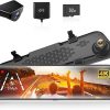 Dash Camera-REDTIGER-REDTIGER 4K Dash Cam Front and Rear- Touch Screen 3.18 Inc 4