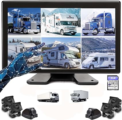 Dash Camera-Rvitycam-10-36-Inch 6 Split Touchable 128GB Large Audio Screen 1080P Backup Camera Monitor & Built-in DVR Video Recorder for RV Truck Trailer Rear Side Front Reversing View Wired System Image Waterproof Dash Camera-Rvitycam-10-36-Inch 6 Split Touchable 128GB Large Audio Screen 1080P Backup Camera Monitor & Built-in DVR Video Recorder for RV Truck Trailer Rear Side Front Reversing View Wired System Image Waterproof