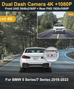 Dash Camera-FITCAMX-Fitcamx 4K Dual Dash Cam for 2018-2023 BMW 5 7 Series 530i 540i M550i 740i 750i M760i (G30/G11)- OEM Look 2