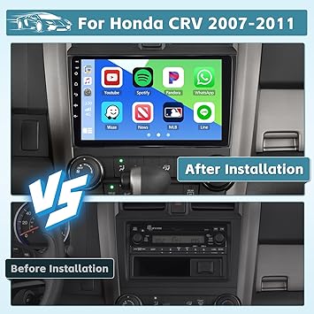 Dash Camera-Hikity-Hikity 6+128GB Android 13 Car Stereo for 2007-2011 Honda CRV Radio with Wireless Apple Carplay Android Auto- 9 Inch IPS Touch Screen Radio 2 Dash Camera-Hikity-Hikity 6+128GB Android 13 Car Stereo for 2007-2011 Honda CRV Radio with Wireless Apple Carplay Android Auto- 9 Inch IPS Touch Screen Radio - Image 2