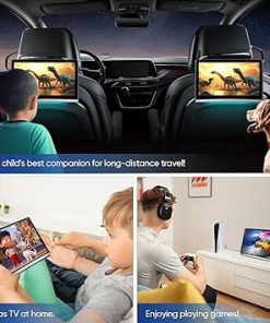Dash Camera-AINAVI-13.3Inch Android 11 Car Tablet TV- Car Headrest Monitor Touchscreen Support 5G WiFi Wireless Phone Mirror Link Airplay HDMI Bluetooth USB SD Car Video Player (13.3″ 2G Ram+32G ROM(1*pc)) 2