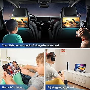Dash Camera-AINAVI-13.3Inch Car TV Android Headrest Monitor for Back Seat-Car Entertainment System Wireless Connection/Phone Mirroring Link/HDMI Sync Screen/Multifunction Car Video Player (13.3inch -(2G+32G)- 1pc) 2 Dash Camera-AINAVI-13.3Inch Car TV Android Headrest Monitor for Back Seat-Car Entertainment System Wireless Connection/Phone Mirroring Link/HDMI Sync Screen/Multifunction Car Video Player (13.3inch -(2G+32G)- 1pc) - Image 2