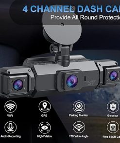 Dash Camera-AFYWO-4 Channel Dash Cam- Front and Rear 2
