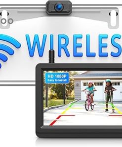 Dash Camera-Fookoo-Fookoo HD 1080P 5-inch Wireless Backup Camera- 5″ Split Screen Monitor Rear View Licence Plate Camera Dash Camera-Fookoo-Fookoo HD 1080P 5-inch Wireless Backup Camera- 5″ Split Screen Monitor Rear View Licence Plate Camera