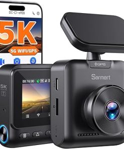 Dash Camera-sarmert-Sarmert C1 5K Dash Cam – Built-in GPS and 5G WiFi- 5K/4K/2.5K UHD Dashcam with APP