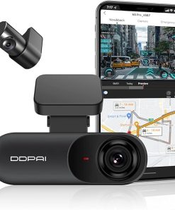 Dash Camera-ddpai-DDPAI 2.5K Dash Cam Front and Rear- 1600P+1080P FHD Dual Dash Camera for Cars with APP