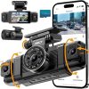 Dash Camera-IIWEY-IIWEY N5 4 Channel Dash Cam 360° View- 1080P Front and Rear Inside