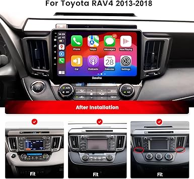 Dash Camera-dasaita-Dasaita Android 13 Radio for Toyota RAV4 2013-2018- with Wireless CarPlay 2 Dash Camera-dasaita-Dasaita Android 13 Radio for Toyota RAV4 2013-2018- with Wireless CarPlay - Image 2